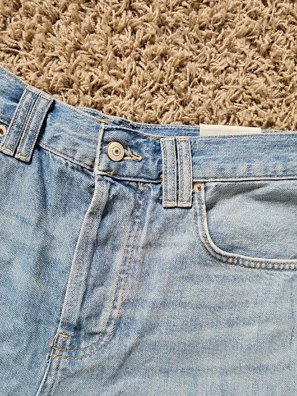 NWT We The Free Montana Shorts Jean Bermuda 27 Cowgirl Blues Cotton - Picture 6 of 12